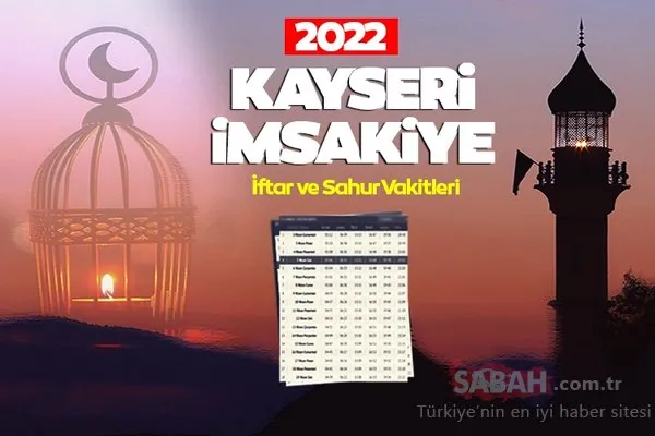 sabah ezanı kayseri