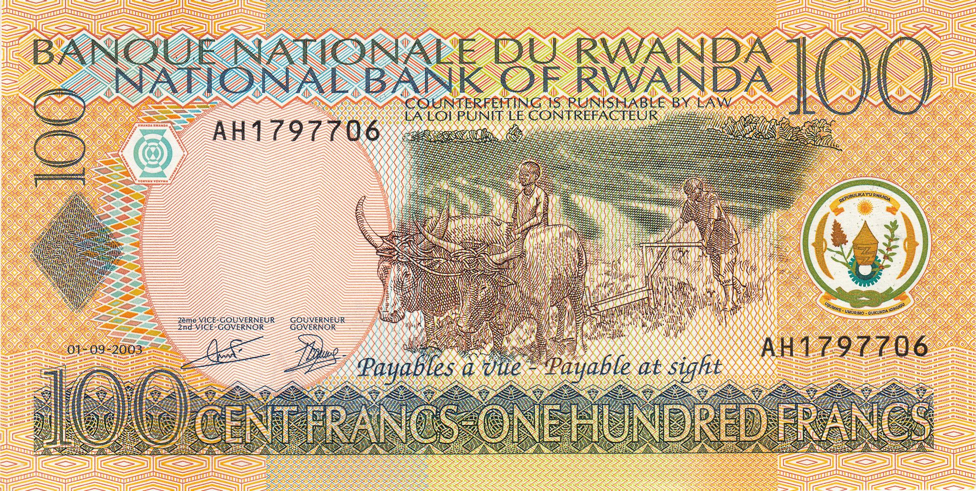 100 usd to rwandan francs