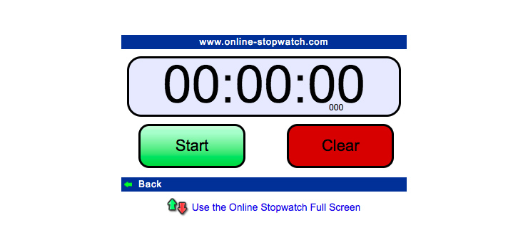 online stopwatch