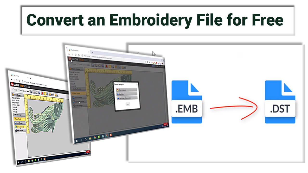 emb to dst converter online