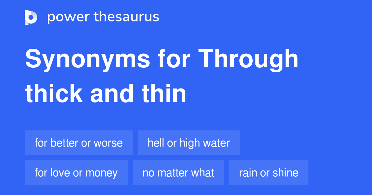 through thesaurus