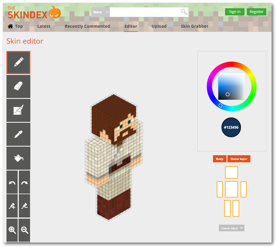 custom skin maker for minecraft