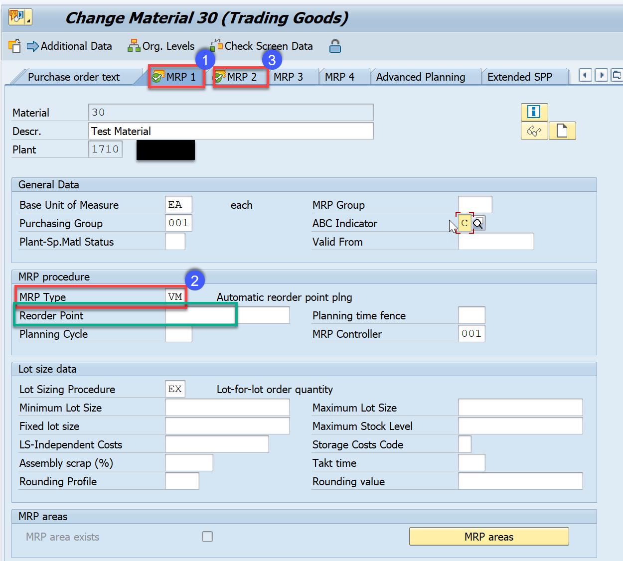 mrp type in sap