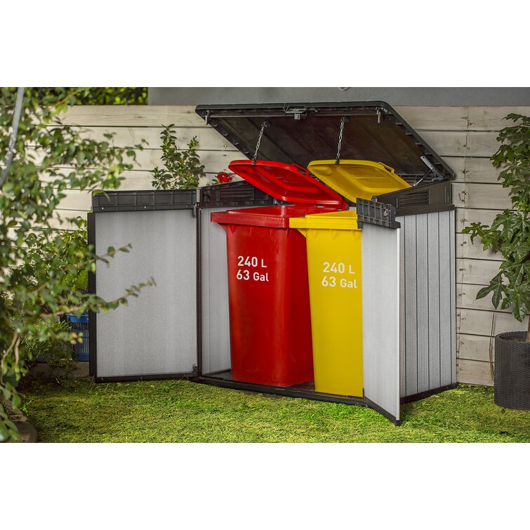 keter storage wheelie bins