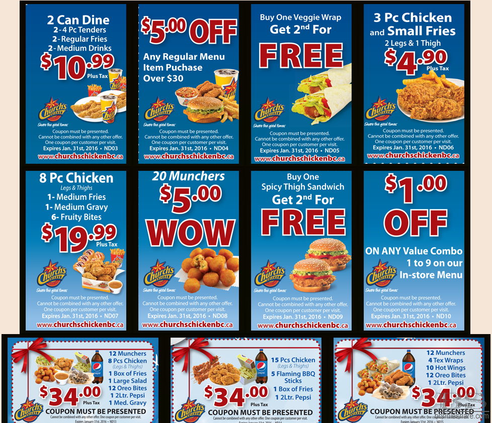 printable churchs chicken coupons canada