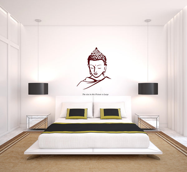 buddha wall art stickers