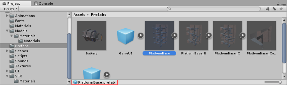 unity find prefab by name