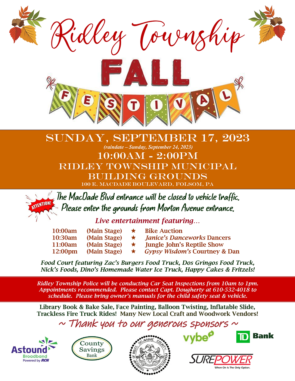 ridley park fall festival 2023