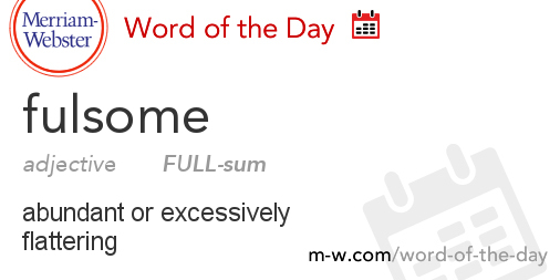 fulsome thesaurus