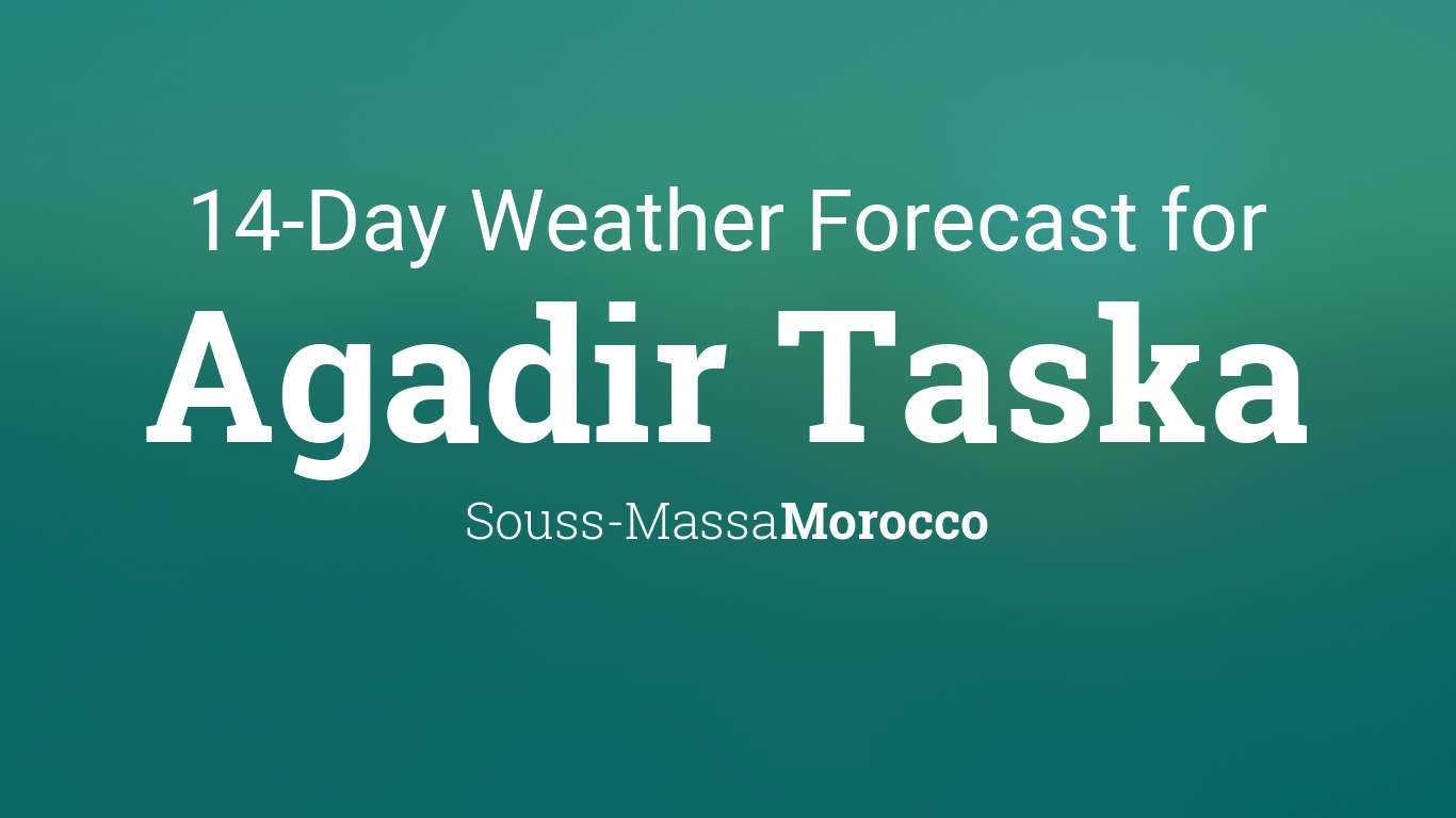 14 day weather agadir