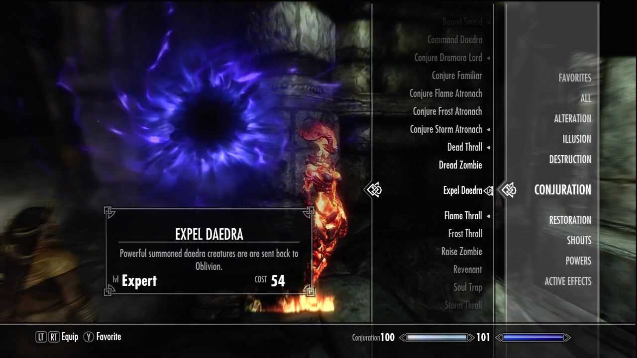 skyrim command daedra