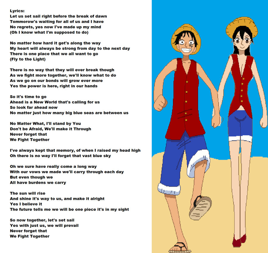 one piece lyrics english