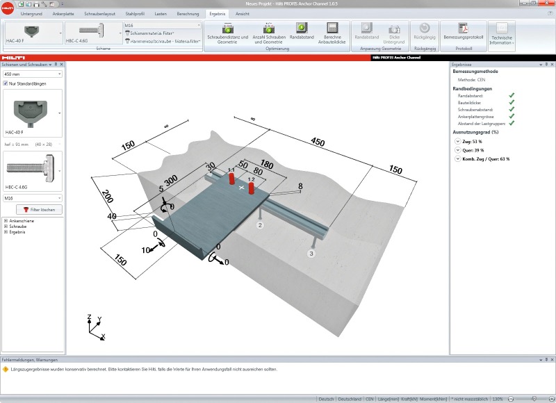 hilti profis rebar software download