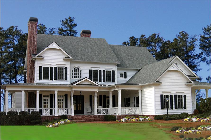 colonial farmhouse plans