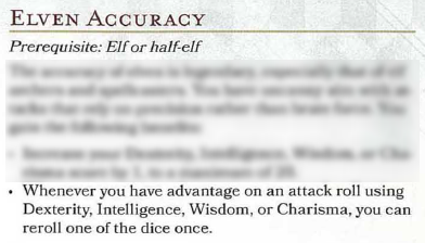 elven accuracy 5e