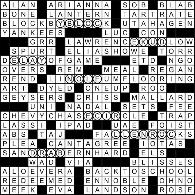 worldly crossword clue