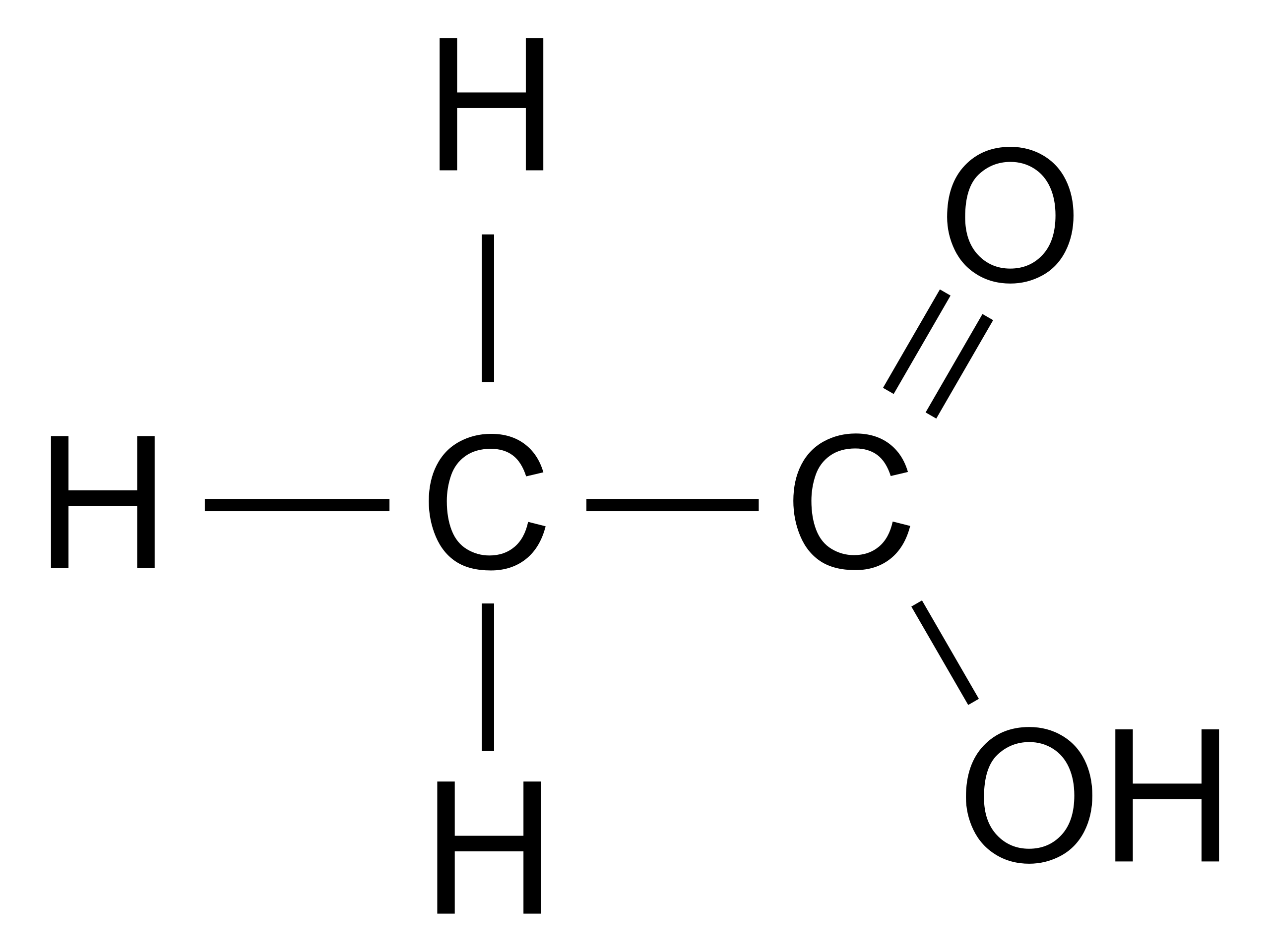 draw the lewis structure for acetic acid