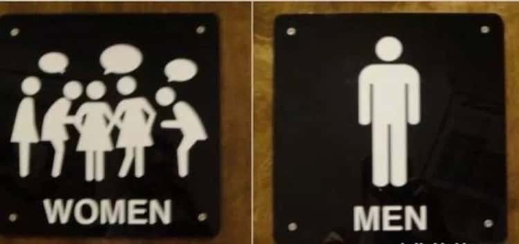 funny toilet signs