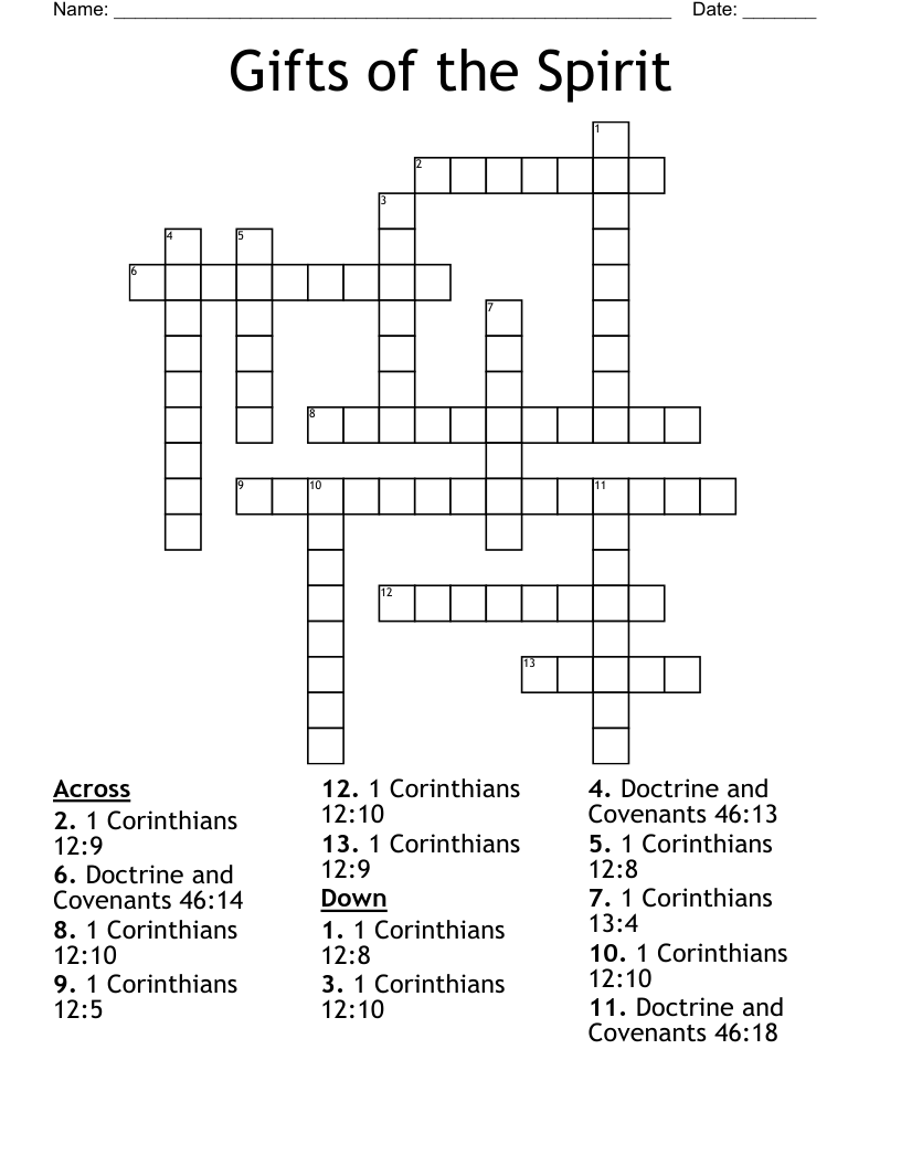 spirited crossword