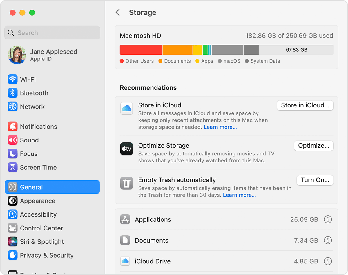 apple icloud storage