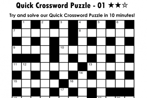 quick crossword solver