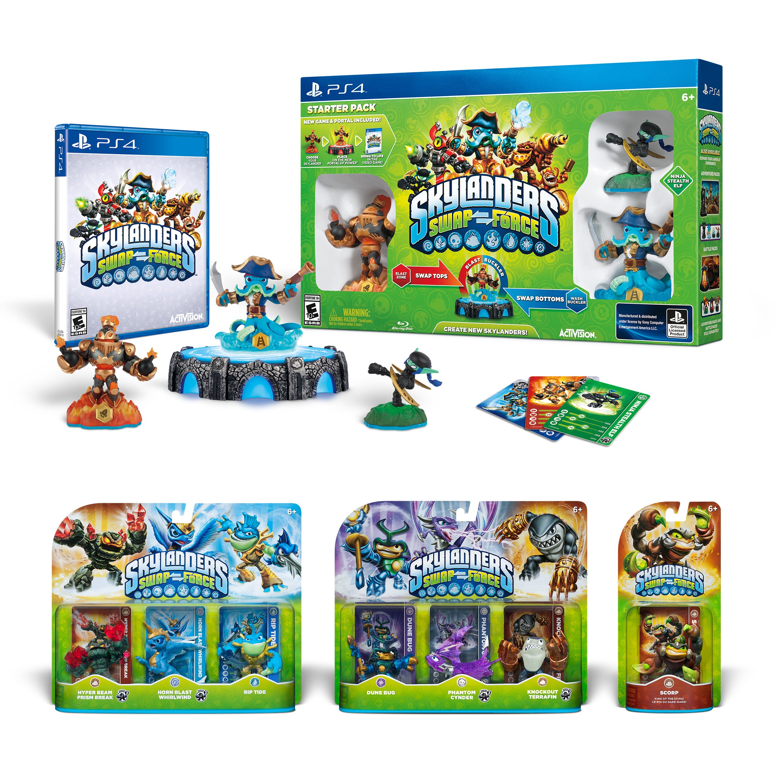 skylanders starter pack swap force