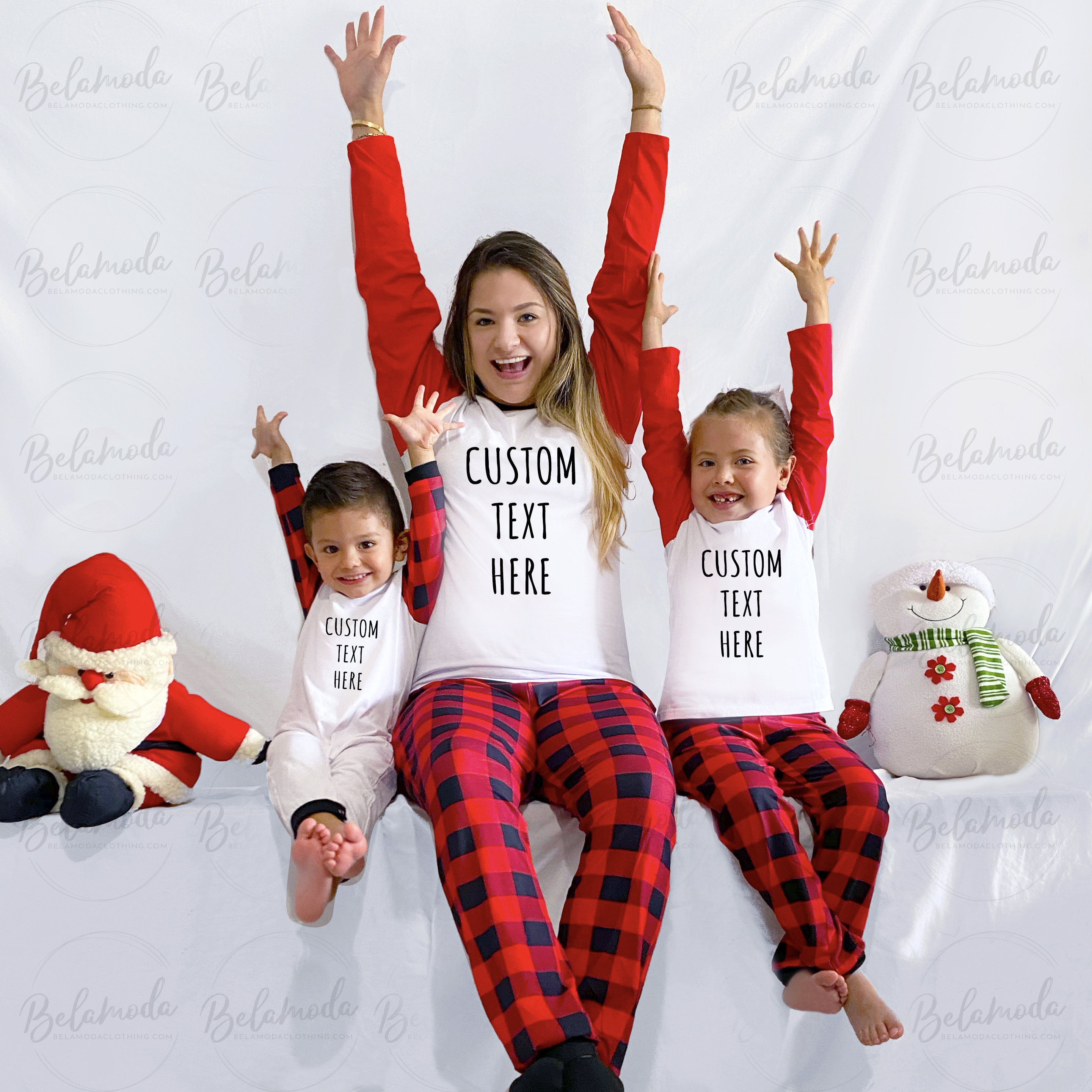 customize christmas pajamas