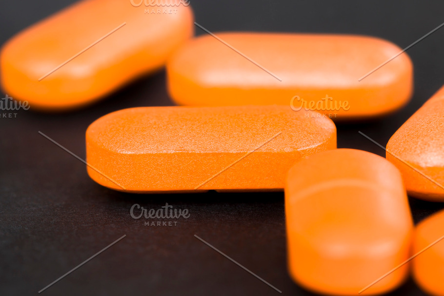 what pill is orange