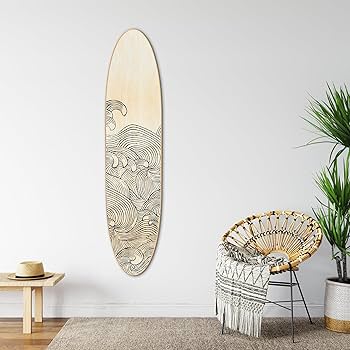 surfboard wall decor