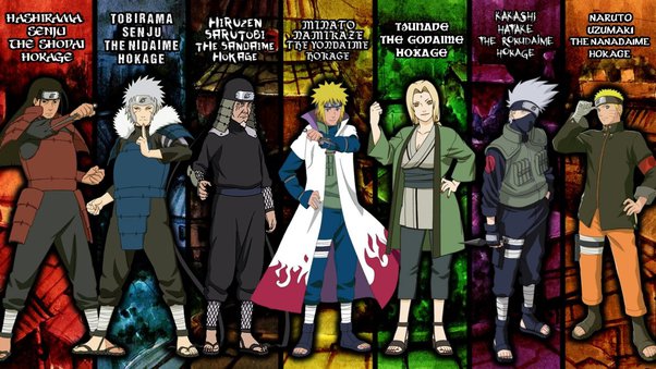 naruto hokages