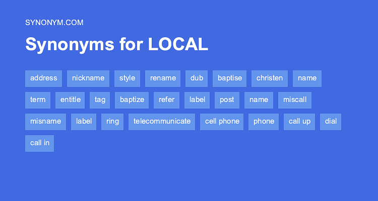 local synonym