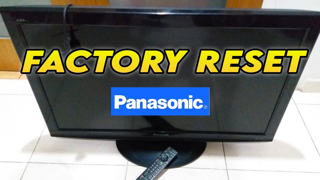 how to reboot panasonic tv