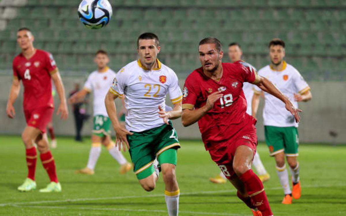 serbia national football team vs bulgaria national football team standings