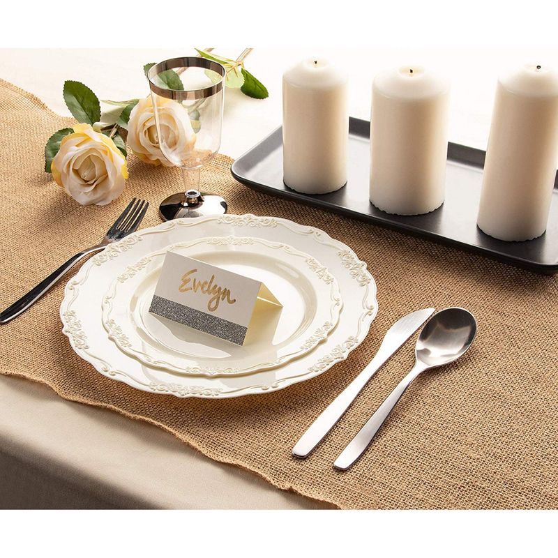 wedding plastic dinnerware