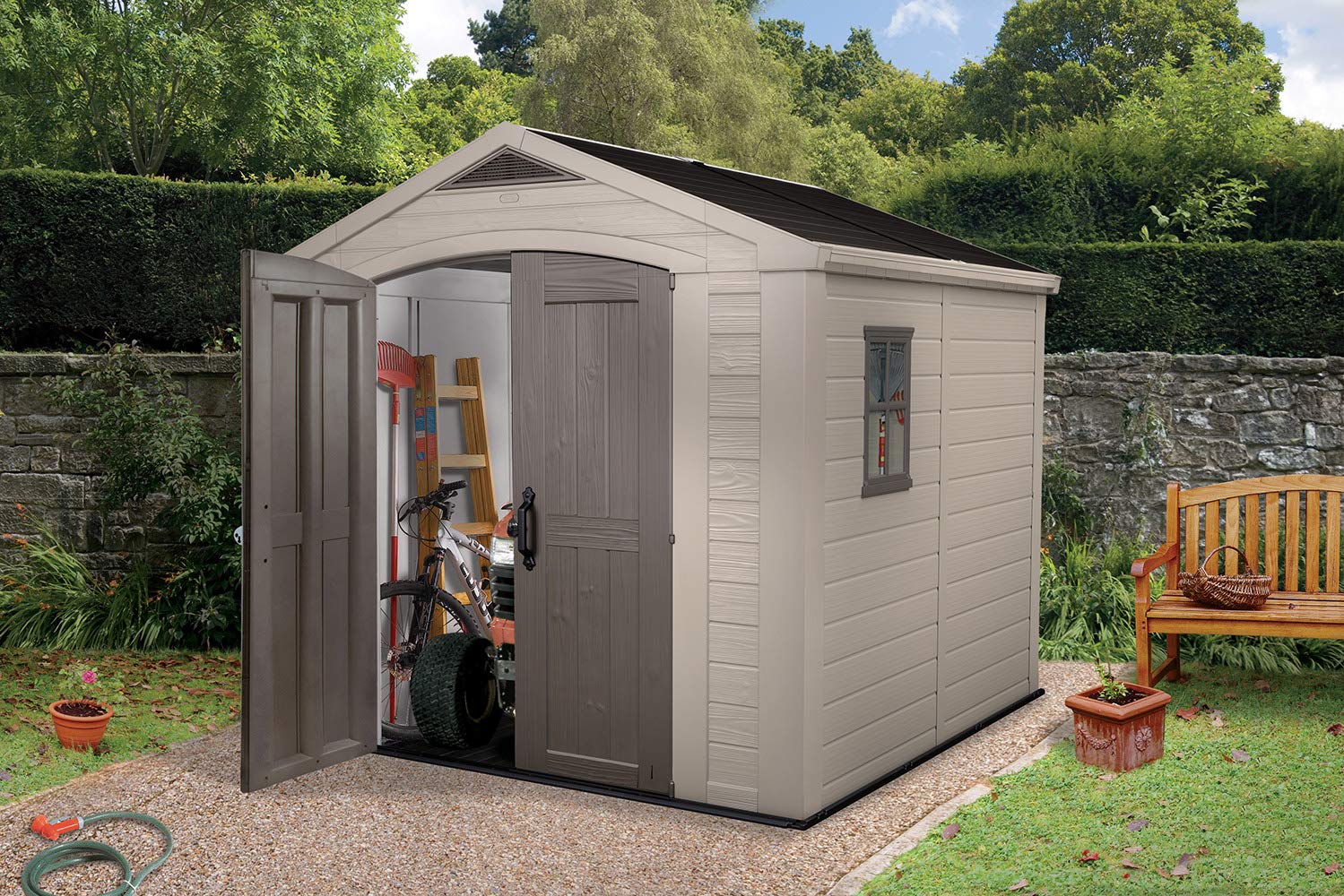 8x8 keter storage shed