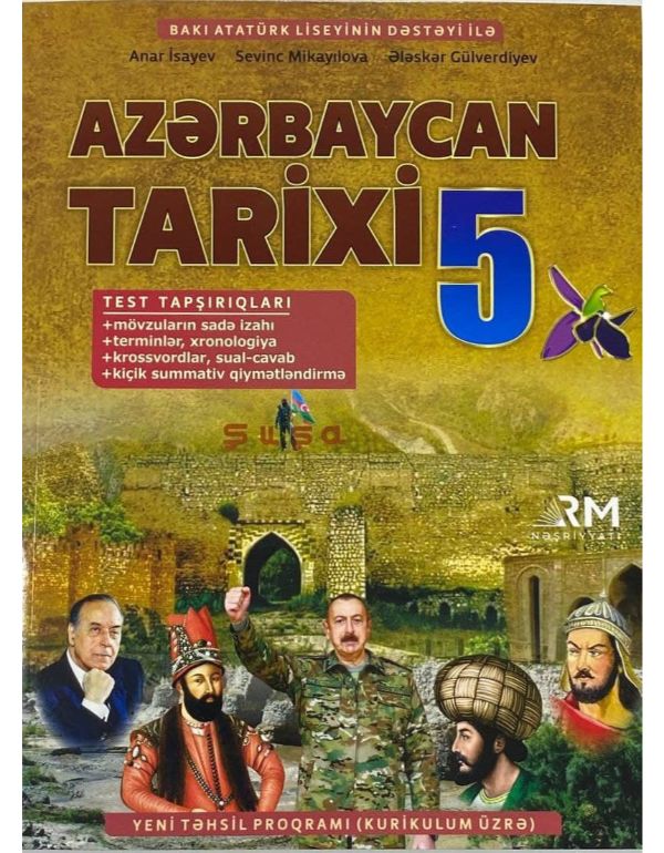 5 sinif tarix testleri