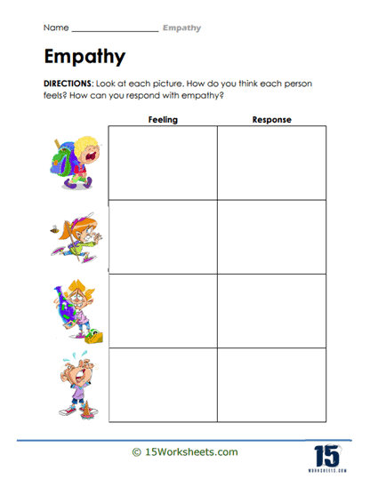 empathy worksheets