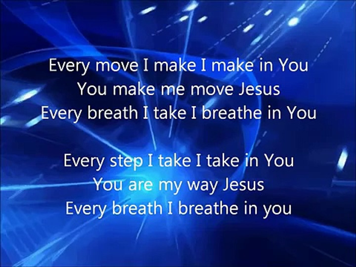 every step i take i take in you lyrics