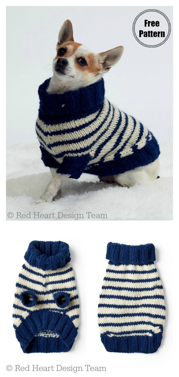 knitting pattern dog coat