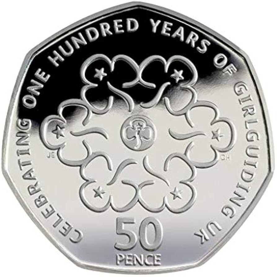 girlguiding uk 50p