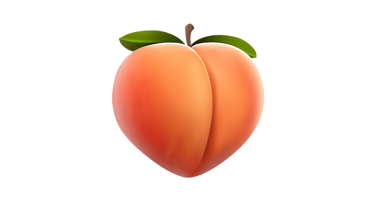 peach emoji copy and paste