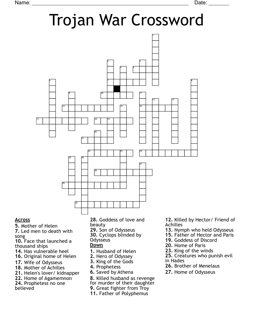 ancient prophetess crossword clue