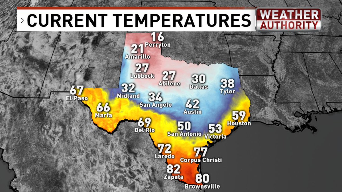 texas temperature now