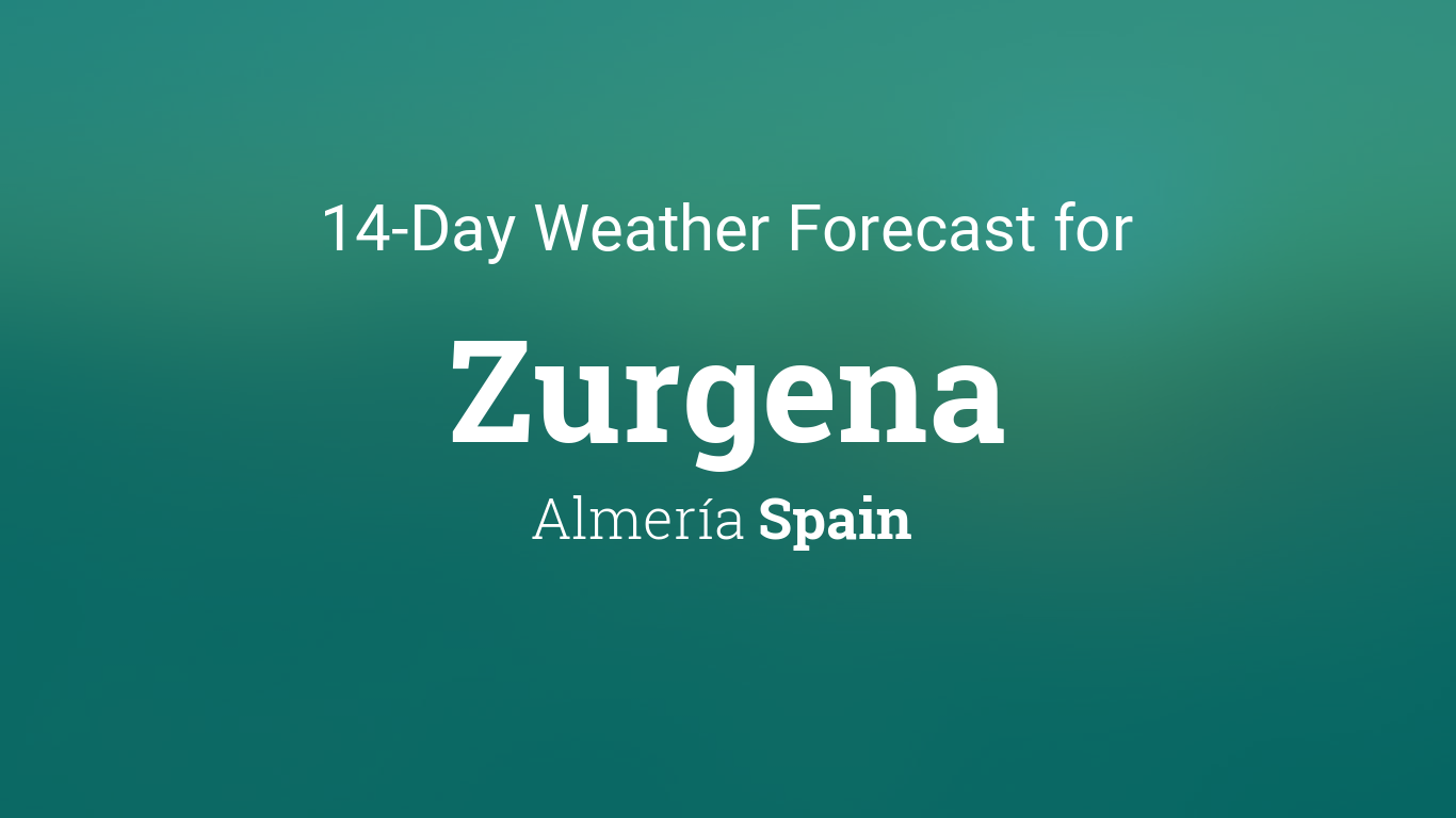 14 day weather almeria