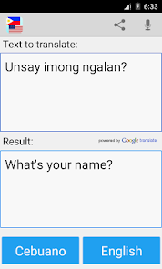 visayan english translation google