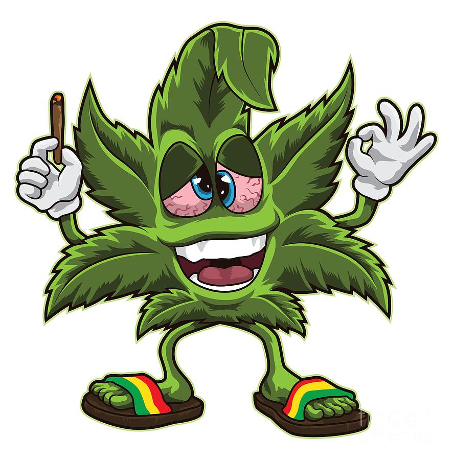 weed pictures cartoon