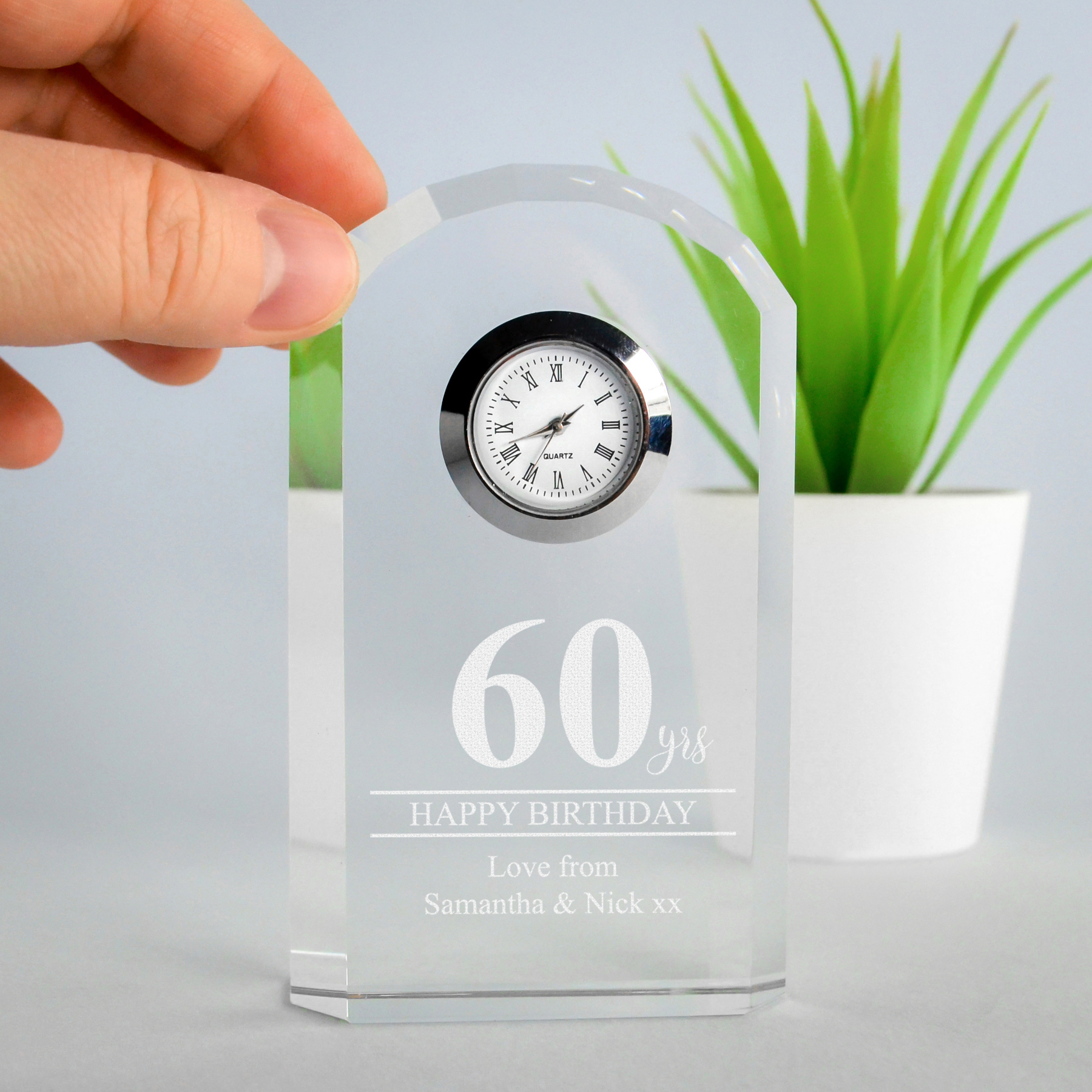 60th birthday engraved gifts