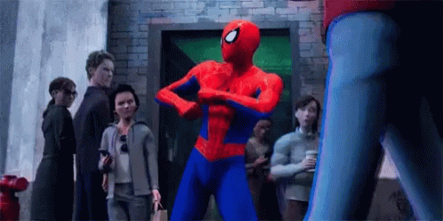 spiderman dancing gif