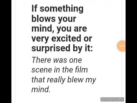 blow my mind away meaning