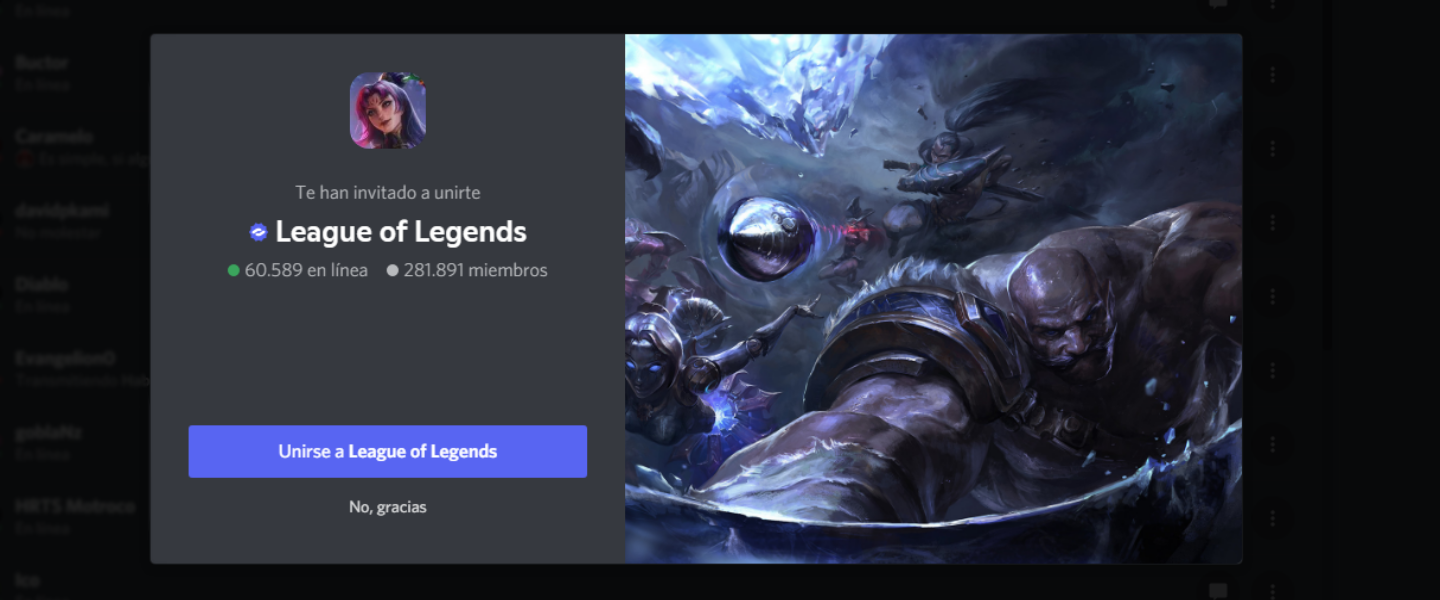 league discord